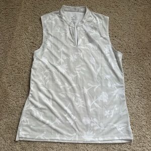 NIKE Women's Sleeveless Floral Print Golf Polo NWT Sz Large (229)